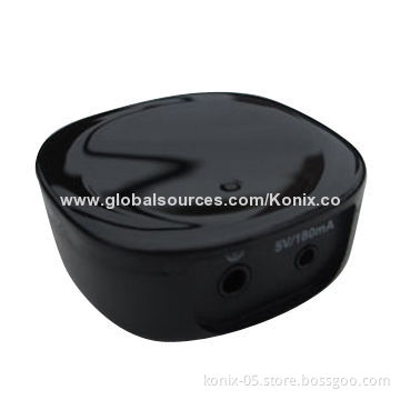 High-speed Bluetooth wireless audio music transmitter receiver with one charging port